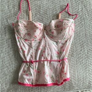 Victoria’s Secret Pink Floral Bustier